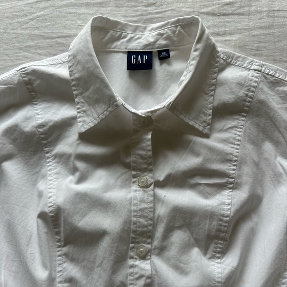 Poplin Roll-Cuff Midi Shirtdress - Picture 6 of 7